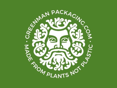 Greenman logo green logo green packaging greenman greenman logo human face logo mythology god logo mythology logo oak oak leaf tree logo