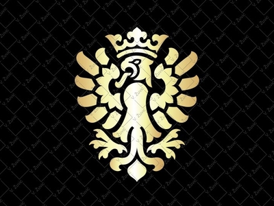 Golden Eagle Crest Logo By Veronika Zuvic On Dribbble