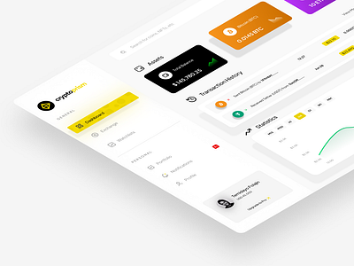 Cryptoprism - Crypto Web Dashboard crypto dashboard ui uicrypto web