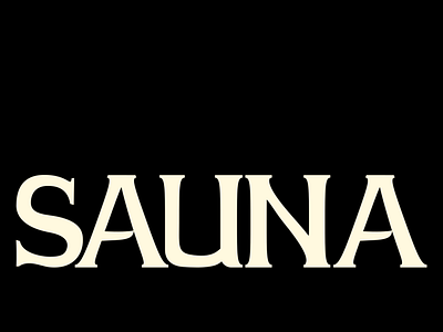 Sauna logotype project graphic design logo logotype sauna typography