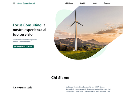 Focus Consulting - Landing Page