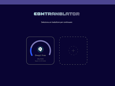 EsmTranslator - Landing Page