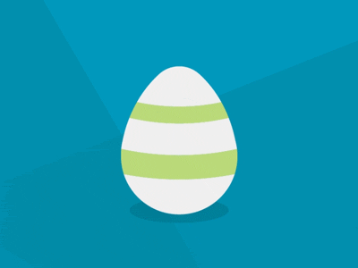 Hatching Easter Egg animated animation chick easter easter egg gif holiday loop looping