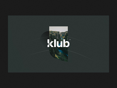 Klub - Brand Book banking brand book branding circle club door k logo shape uxui