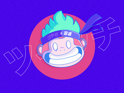 Gotaga x Ninja gamer gotaga headband illustration illustrator monkey ninja streamer twitch
