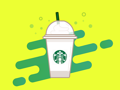 Chocolate Cream Frappuccino chill chocolate coffee cold cup drink drinks frappuccino illustration outline starbucks