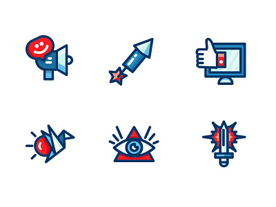 Outline Filled Icons