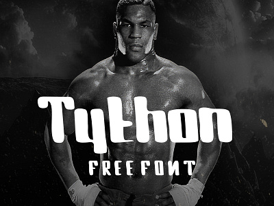 Tython free font bold display font free handwritten powerful sans serif