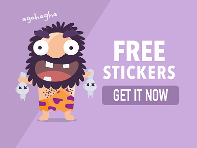 23 Free Vector Illustrations caveman emoji free freebie icons stickers