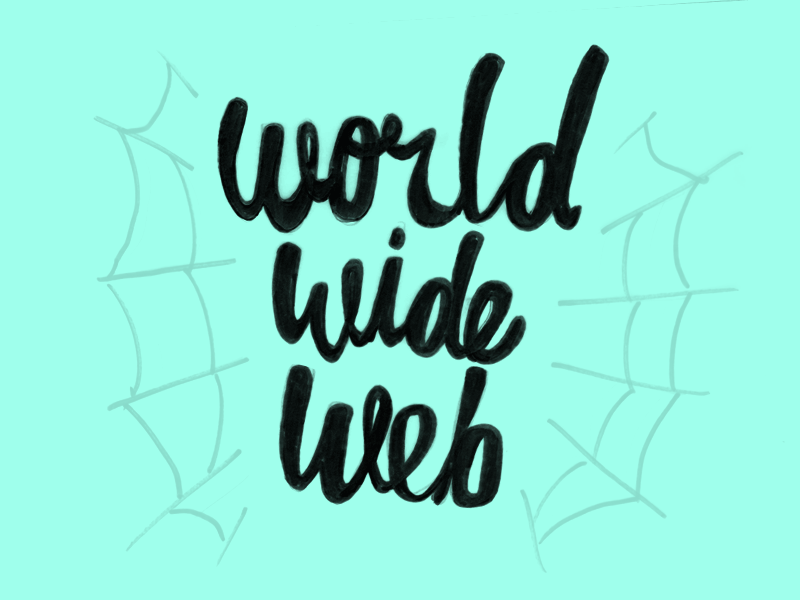 WWW design internet script typography web website wide world