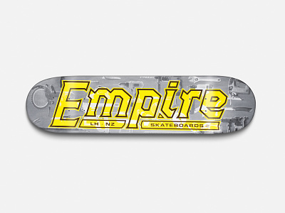 'Powertool' Skateboard For Empire Skate graphic design powertool skateboard typography