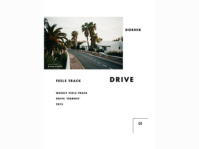 The Feels dornik drive feels music palm road trees