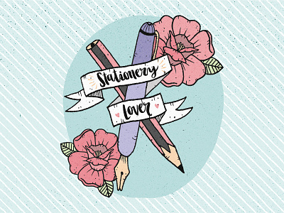 Stationery Lover crafts floral flower mail pastel pen pens snail mail snailmail stationery tattoo traditional