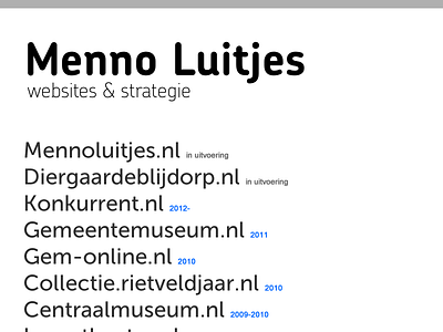 Mennoluitjes.nl logo second sketch logo website