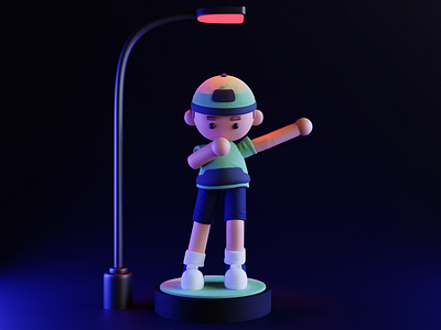 3d character -Stylish