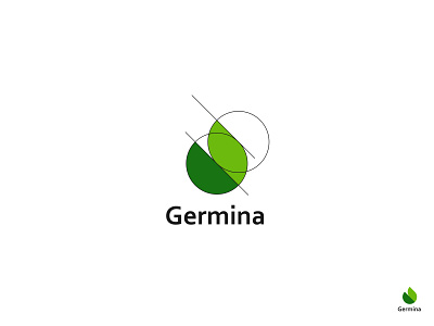 Germina logo brand identity branding concept logo germination germination logo grow growth icon identity logo logotype nature simple logo tree tree logo tree logo design