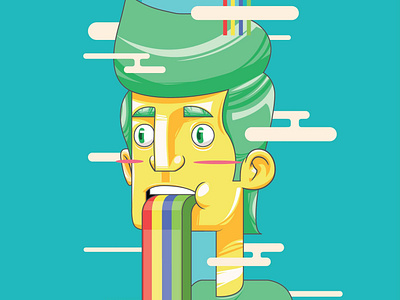 Blweeehhhh adobe illustrator cartoon color colour design graphic design illustration