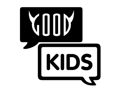 Goodkids design good kids logo type treatment typography