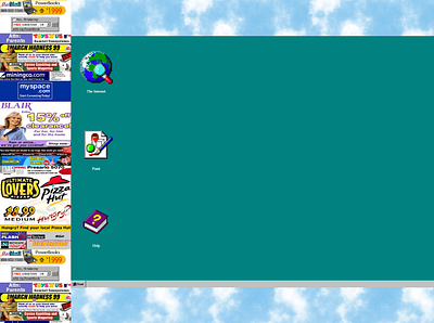 Windows 95/98 Inspired Site css html js