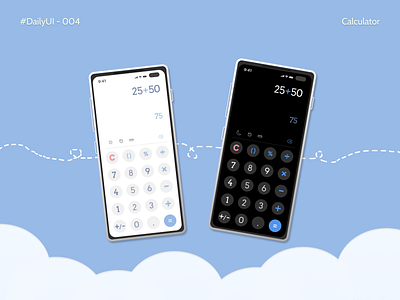 DailyUI - 004 : Calculator android app calculator dailyui design mobile ui ux