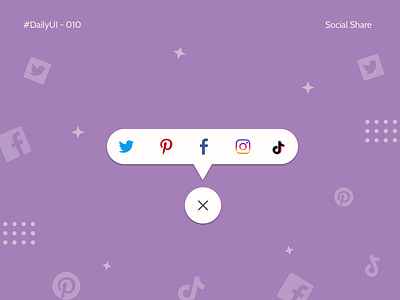 DailyUI - 010 : Social Share