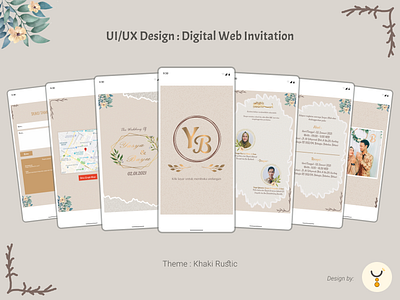 Digital Web Invitation #Design design mobile ui web