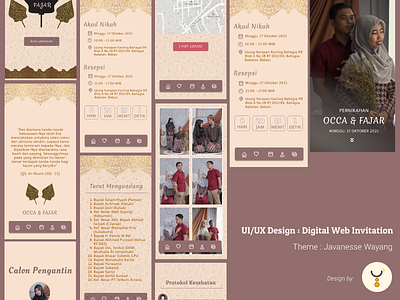 Digital Web Invitation Design app design invitation digital invitation mobile ui ux web