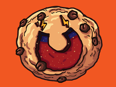 Magnetic Cookies food illustration