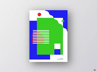 Day 48 abstract design geometric graphic illustration