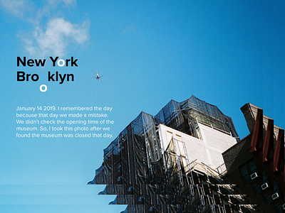Day 09-30DaysProject architecture brooklyn design film graphic layout minimalism newyork photo poster typography
