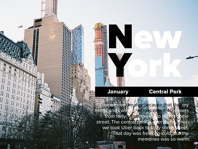 Day 14-30DaysProject design film graphic layout newyork typography