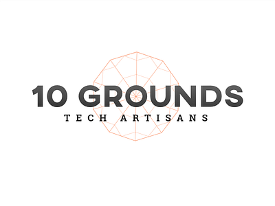 10 Grounds artisans branding developers logo software tech umbrella