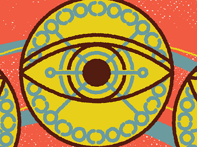 Mechanical Eye design eye illuminati illustration mechanical