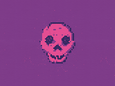 Them Bones bones concept art design illustration illustrator pixel skull stylised texture