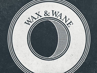 Wax & Wane branding design identity logo moon work in progress