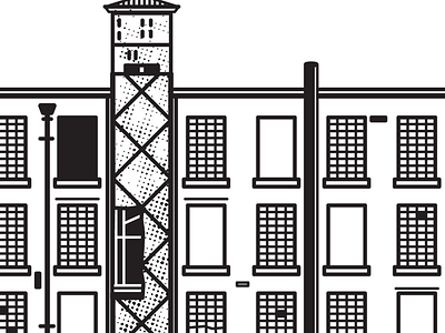 This old mill architecture building design factory illustration leeds lines mill wip work in progress