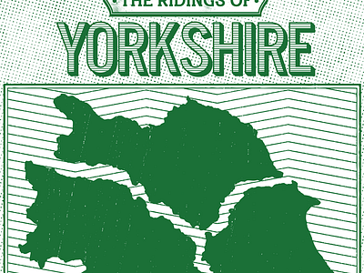 Ridings atlas design illustration infographic map maps ridings texture typography yorkshire