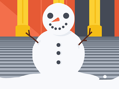 Snowman carrot coal color colour design illustration snow snowman twig