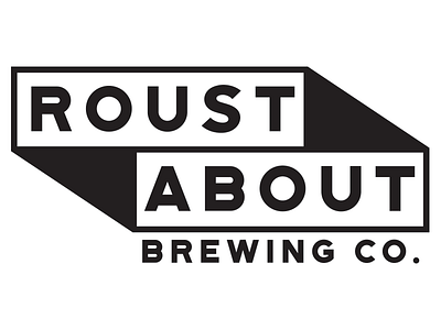 Roustabout beer branding brewery brewing identity logo type typography