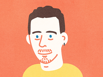 Self Portrait avatar colour design face illustration portrait texture vector