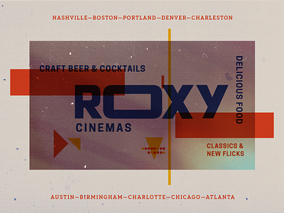 Roxy Cinemas Brand Explorations