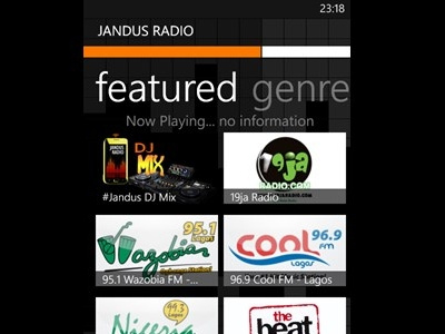 Radio Windows App channel genre radio station windows