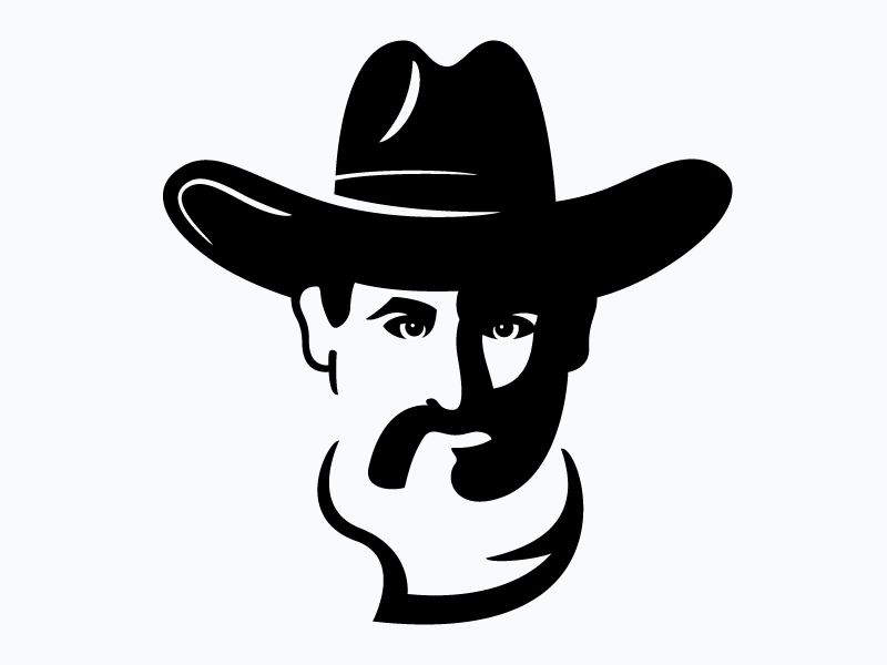 Cowboy Icon by Daniel Saline on Dribbble