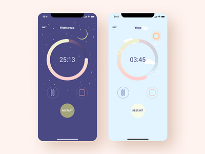 Daily UI #014: Countdown Timer app countdown daily ui daily ui 14 dailyui dailyui014 dailyuichallange design figma mobile timer timer app ui uidesign ux