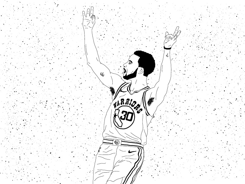 30 GETS 51 athlete bay area california san francisco nike illustration basketball nba golden state warriors