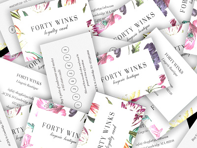 Forty Winks Business Cards