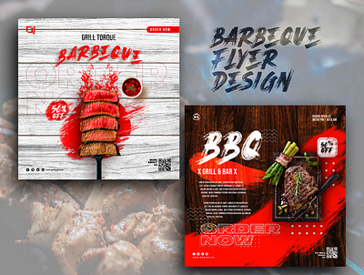 Food Flyer Design | Barbeque Flyer Design banner banner design barbeque flyer branding business business flyer corporate corporate flyer design flyer flyer artwork flyer deseign flyer template food flyer graphic design illustration logo marketing social media party flyer ui