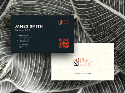 Business Card | Stylish Wood Effect Visiting Card Deign