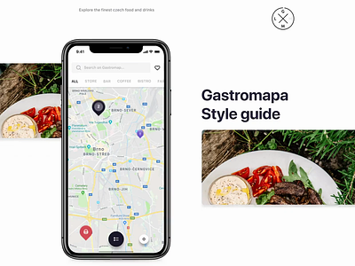 Gastromapa - Style guide animation brand branding clean design food food map gastro guide guidelines light map style style guide styleguide ui ux video