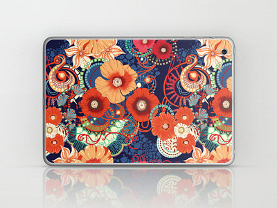 Poppy tablet case.